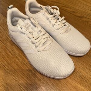 adidas women’s  Off-White Mesh Athletic Sneakers